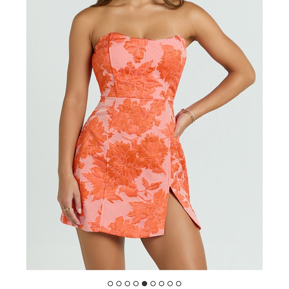 Showpo Pink Strapless Bodycon Mini Dress